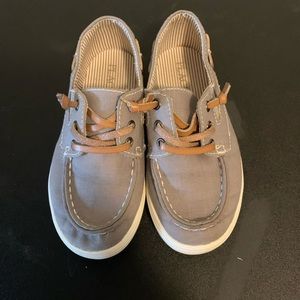 Gray Textile kids shoes